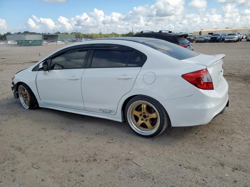 2HGFB6E54CH704974 - 2012 HONDA CIVIC SI WHITE photo 2