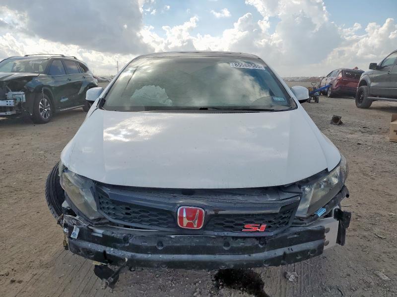 2HGFB6E54CH704974 - 2012 HONDA CIVIC SI WHITE photo 5