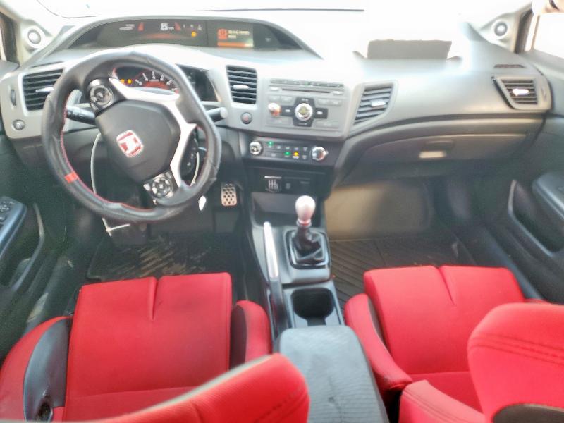 2HGFB6E54CH704974 - 2012 HONDA CIVIC SI WHITE photo 8