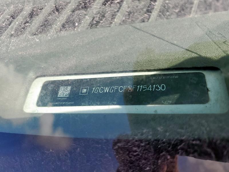 1GCWGFCF8F1154130 - 2015 CHEVROLET EXPRESS G2 WHITE photo 12
