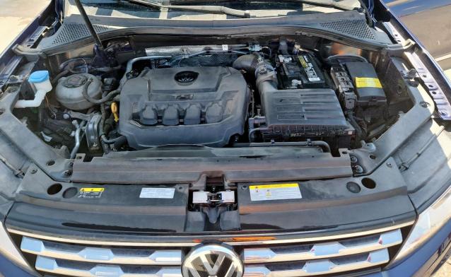 3VV3B7AX1MM021665 - 2021 VOLKSWAGEN TIGUAN SE Bleu photo 12