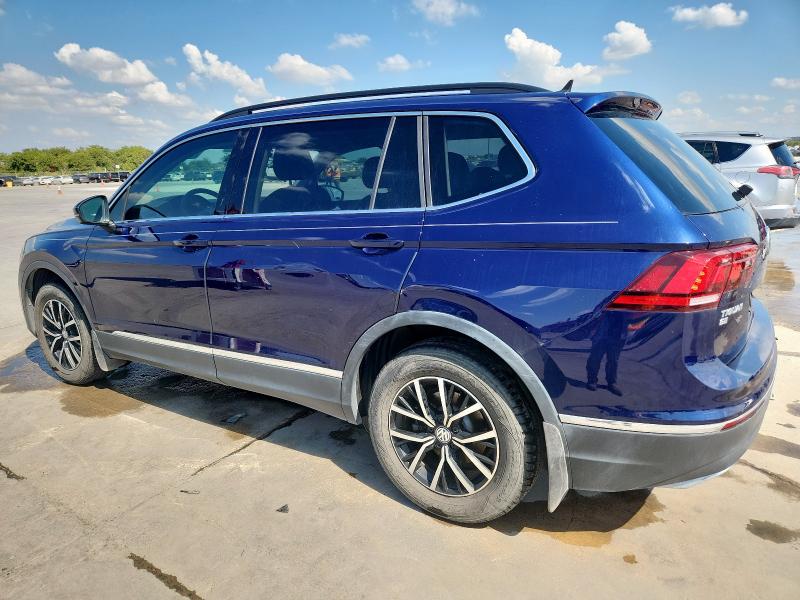 3VV3B7AX1MM021665 - 2021 VOLKSWAGEN TIGUAN SE Bleu photo 2