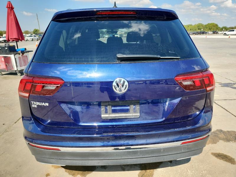 3VV3B7AX1MM021665 - 2021 VOLKSWAGEN TIGUAN SE Bleu photo 6