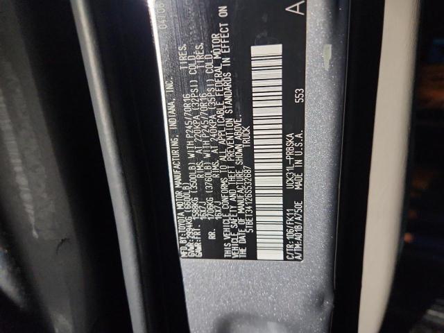 5TBET34126S532687 - 2006 TOYOTA TUNDRA DOUBLE CAB SR5 SILVER photo 12