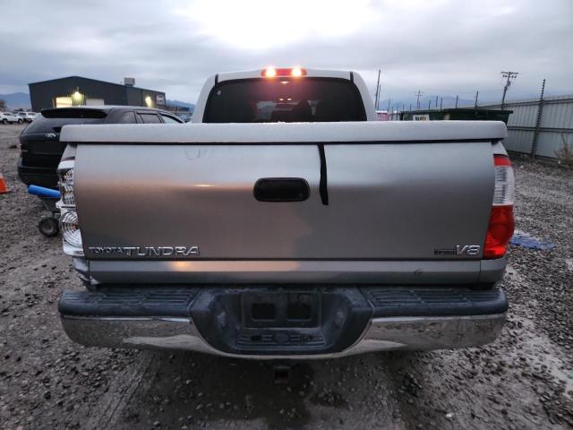 5TBET34126S532687 - 2006 TOYOTA TUNDRA DOUBLE CAB SR5 SILVER photo 6