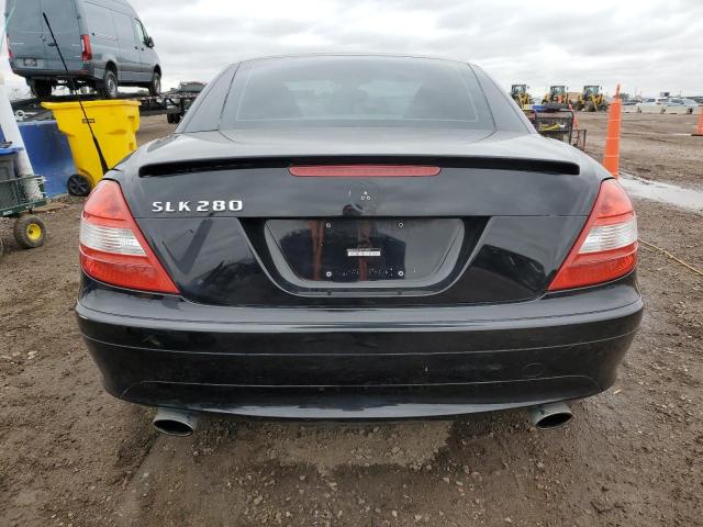 WDBWK54F66F114895 - 2006 MERCEDES-BENZ SLK 280 BLACK photo 6