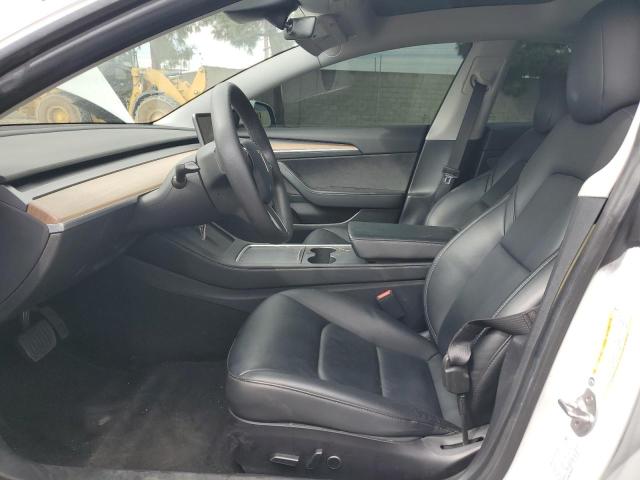 5YJ3E1EA2MF006332 - 2021 TESLA MODEL 3 WHITE photo 7