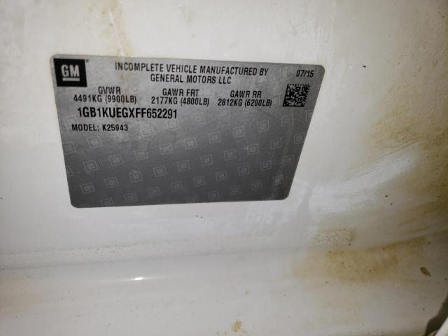 1GB1KUEGXFF652291 - 2015 CHEVROLET SILVERADO K2500 HEAVY DUTY WHITE photo 12