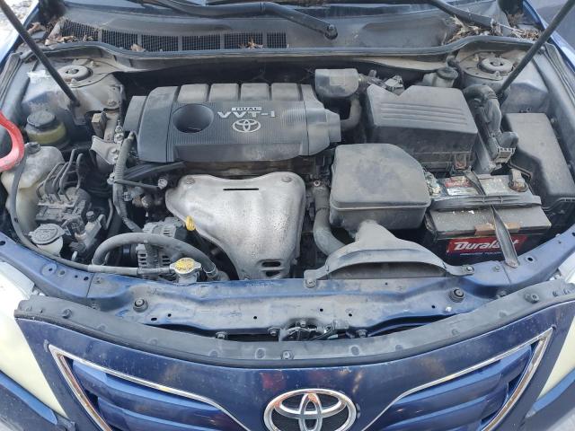 4T1BF3EK9AU560818 - 2010 TOYOTA CAMRY BASE BLUE photo 11