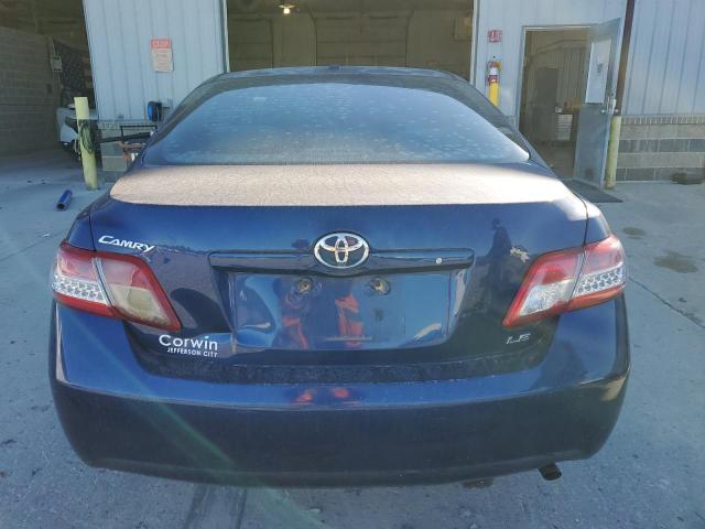 4T1BF3EK9AU560818 - 2010 TOYOTA CAMRY BASE BLUE photo 6