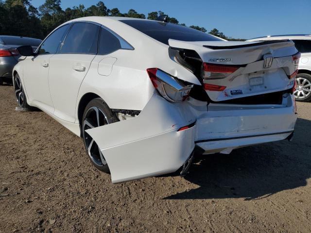 1HGCV2F38NA007695 - 2022 HONDA ACCORD SPORT WHITE photo 2