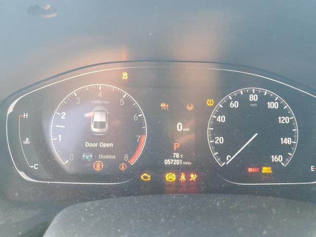 1HGCV2F38NA007695 - 2022 HONDA ACCORD SPORT WHITE photo 9