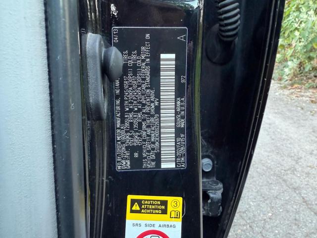 5TDBK3EH0DS226979 - 2013 TOYOTA HIGHLANDER BASE أسود صورة 10