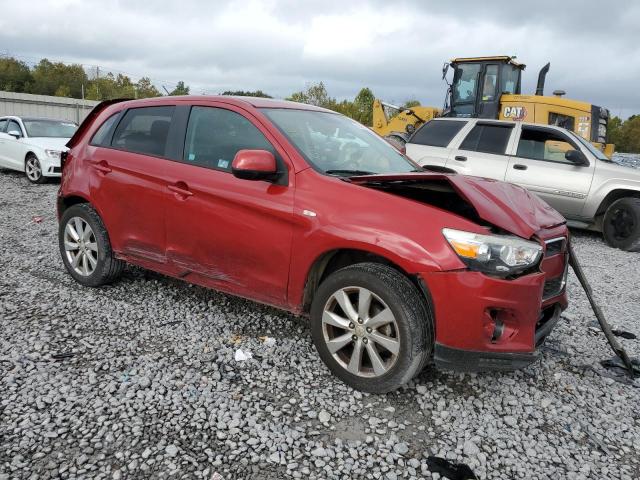 4A4AP3AU6FE052241 - 2015 MITSUBISHI OUTLANDER ES RED photo 4