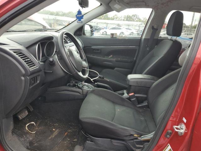 4A4AP3AU6FE052241 - 2015 MITSUBISHI OUTLANDER ES RED photo 7