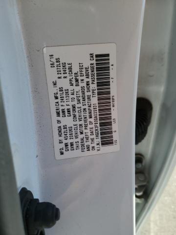 1HGCR3F90GA035931 - 2016 HONDA ACCORD TOURING WHITE photo 12