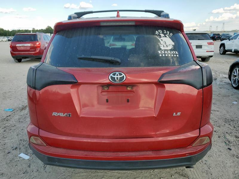 JTMZFREV6GJ076986 - 2016 TOYOTA RAV4 LE Қызыл фото 6