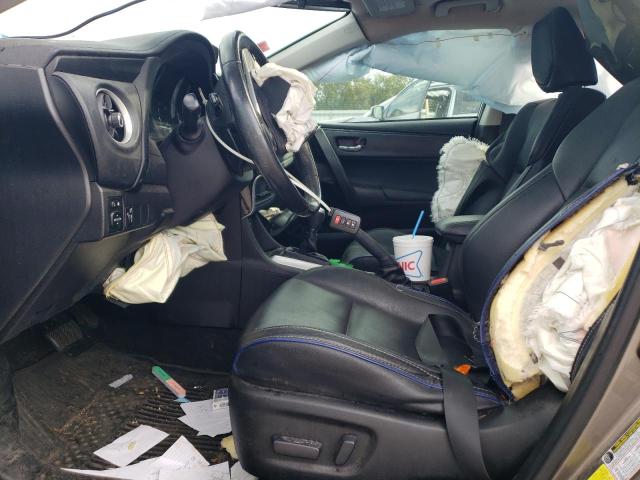 5YFBURHE0JP772278 - 2018 TOYOTA COROLLA L GRAY photo 7