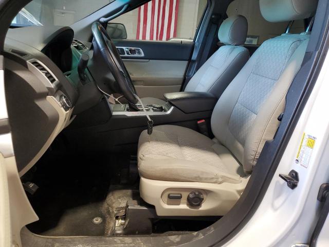 1FM5K8D89FGB12855 - 2015 FORD EXPLORER XLT WHITE photo 7