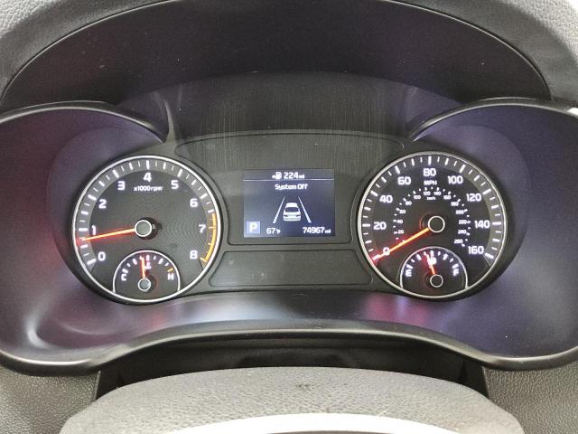 5XXGT4L34KG358349 - 2019 KIA OPTIMA LX SILVER photo 9