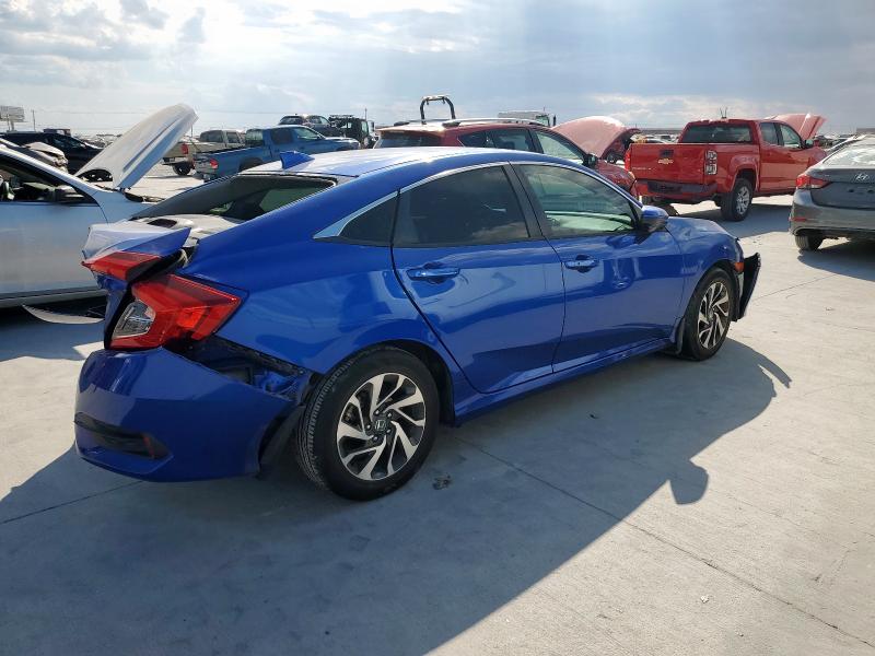 2HGFC2F76JH577793 - 2018 HONDA CIVIC EX Синій фото 3