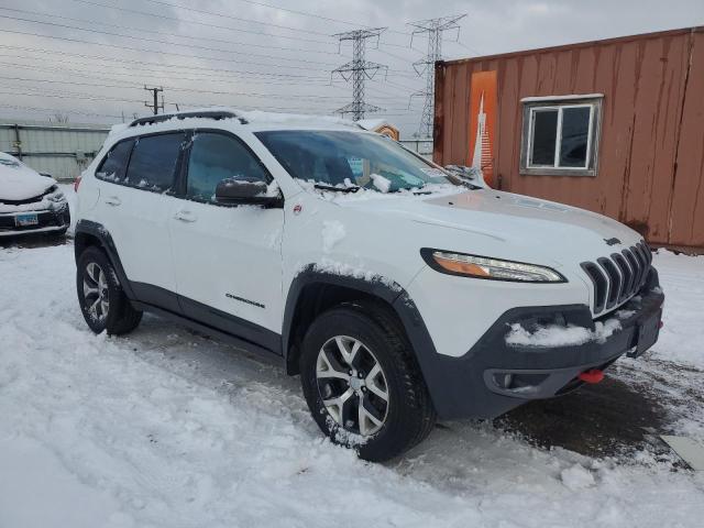 1C4PJMBS5FW522341 - 2015 JEEP CHEROKEE TRAILHAWK WHITE photo 4