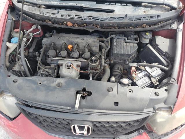 2HGFG1B82AH509987 - 2010 HONDA CIVIC EX RED photo 11