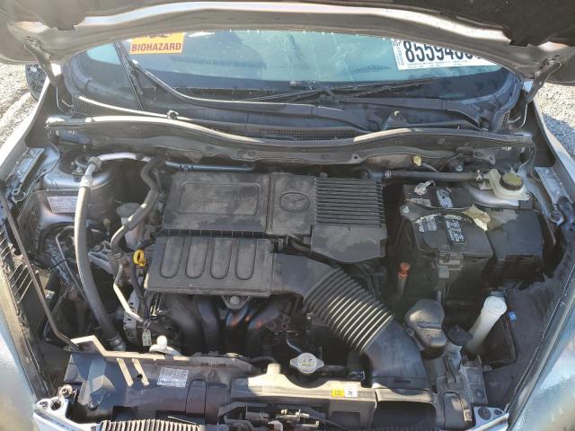 JM1DE1KZ7D0168289 - 2013 MAZDA MAZDA2 银色 照片 11
