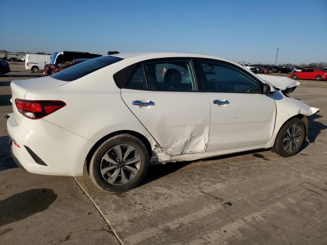 3KPA24AD0PE602146 - 2023 KIA RIO LX WHITE photo 3