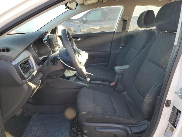 3KPA24AD0PE602146 - 2023 KIA RIO LX WHITE photo 7
