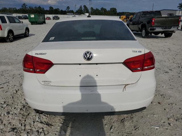 1VWBN7A31DC102064 - 2013 VOLKSWAGEN PASSAT SE Beyaz fotoğraf 6
