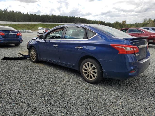 3N1AB7AP3JY267596 - 2018 NISSAN SENTRA S 蓝色 照片 2