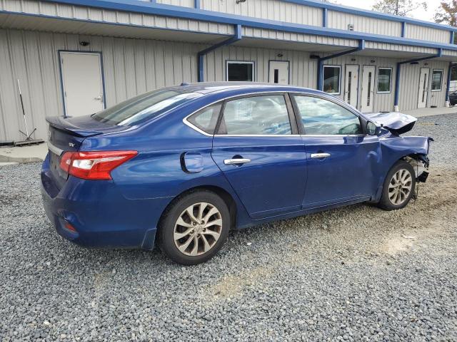 3N1AB7AP3JY267596 - 2018 NISSAN SENTRA S 蓝色 照片 3