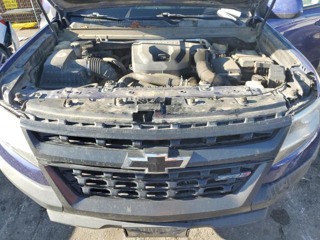 1GCPTEE12H1280949 - 2017 CHEVROLET COLORADO ZR2 BLUE photo 11