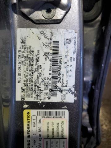 3FA6P0H78DR204211 - 2013 FORD FUSION SE Boz foto 12