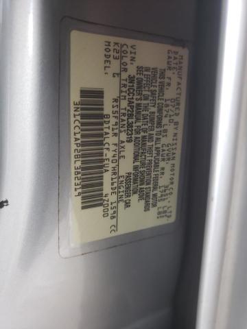 3N1CC1AP2BL382319 - 2011 NISSAN VERSA S Gümüş foto 12