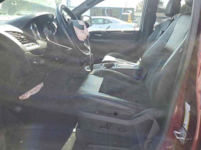 2C4RDGCG1JR155872 - 2018 DODGE GRAND CARAVAN SXT BURGUNDY photo 7