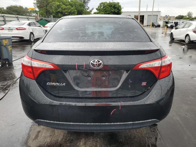 2T1BURHE7GC629739 - 2016 TOYOTA COROLLA L BLACK photo 6