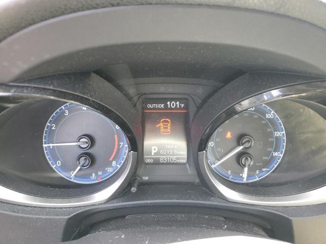 2T1BURHE7GC629739 - 2016 TOYOTA COROLLA L BLACK photo 9