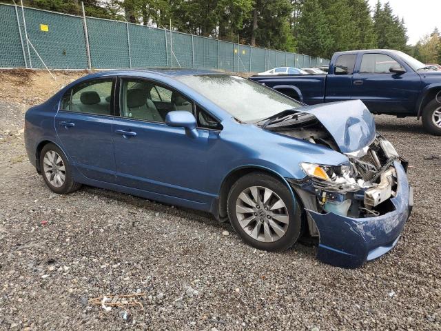 2HGFA1F85BH500617 - 2011 HONDA CIVIC EX BLUE photo 4