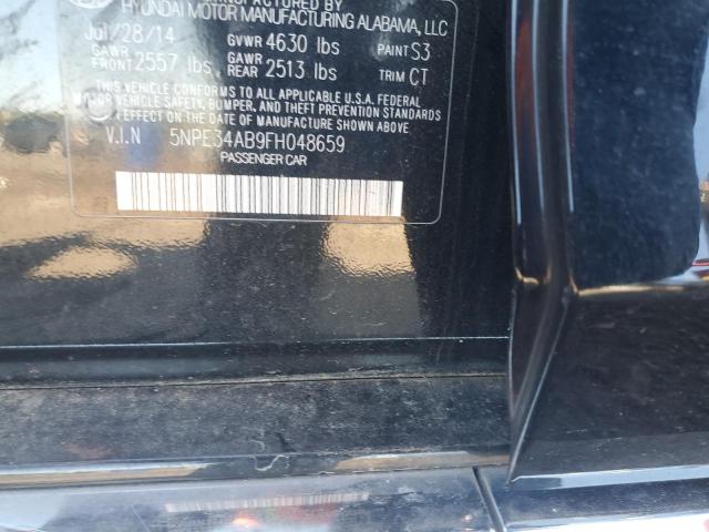 5NPE34AB9FH048659 - 2015 HYUNDAI SONATA SPORT 黑色 照片 12