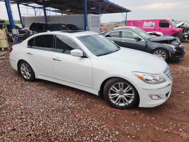 KMHGC4DD2DU222057 - 2013 HYUNDAI GENESIS 3.8L WHITE photo 4