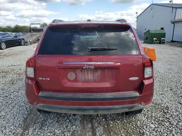 1C4NJDEB2HD100738 - 2017 JEEP COMPASS LATITUDE RED photo 6