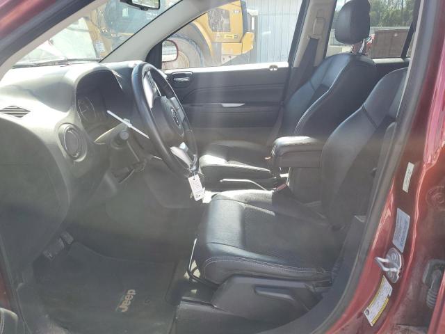 1C4NJDEB2HD100738 - 2017 JEEP COMPASS LATITUDE RED photo 7