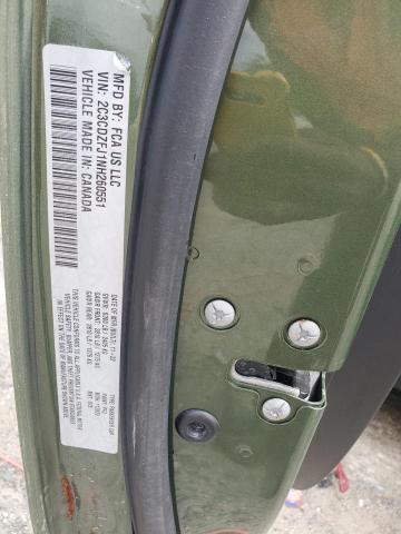 2C3CDZFJ1NH260551 - 2022 DODGE CHALLENGER R/T SCAT PACK GREEN photo 12