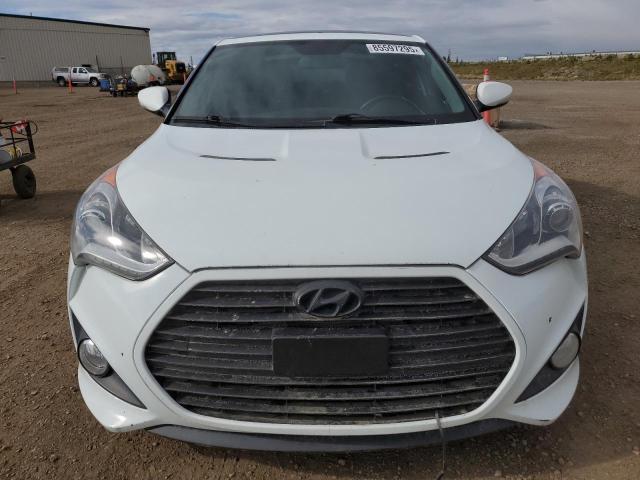 KMHTC6AE4FU242546 - 2015 HYUNDAI VELOSTER TURBO Սպիտակ լուսանկար 5