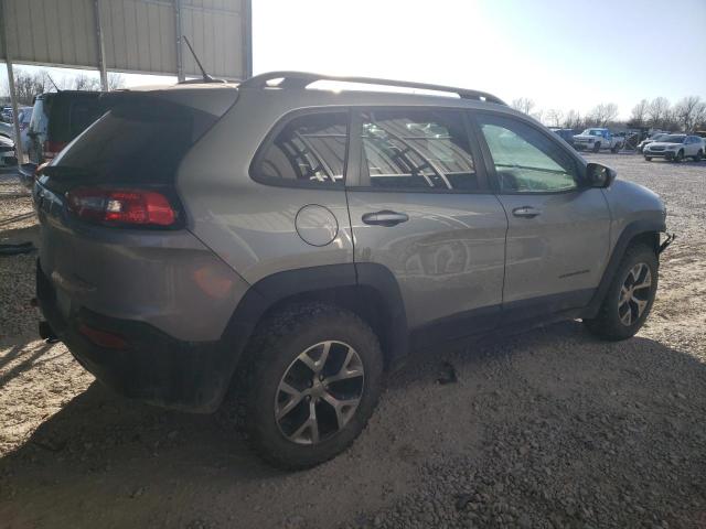 1C4PJMBS5FW705125 - 2015 JEEP CHEROKEE TRAILHAWK SILVER photo 3