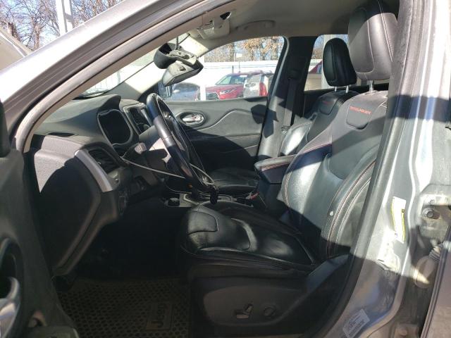 1C4PJMBS5FW705125 - 2015 JEEP CHEROKEE TRAILHAWK SILVER photo 7