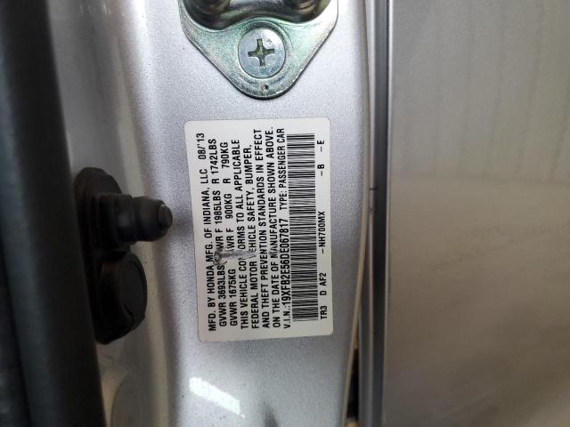 19XFB2E56DE067817 - 2013 HONDA CIVIC LX SILVER photo 12