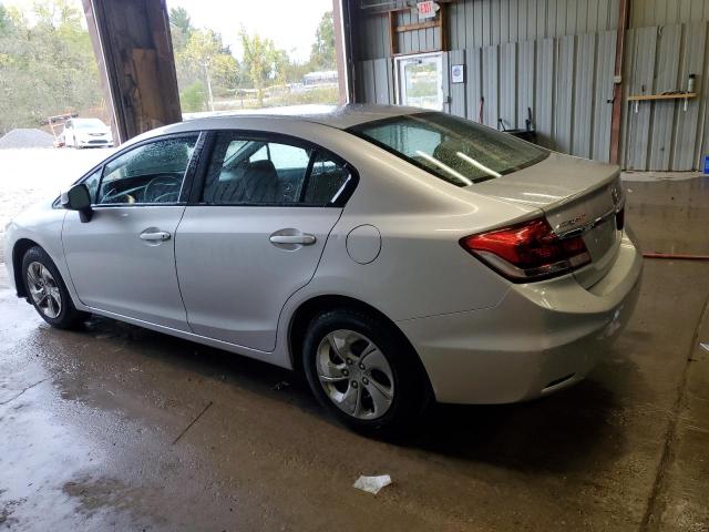 19XFB2E56DE067817 - 2013 HONDA CIVIC LX SILVER photo 2